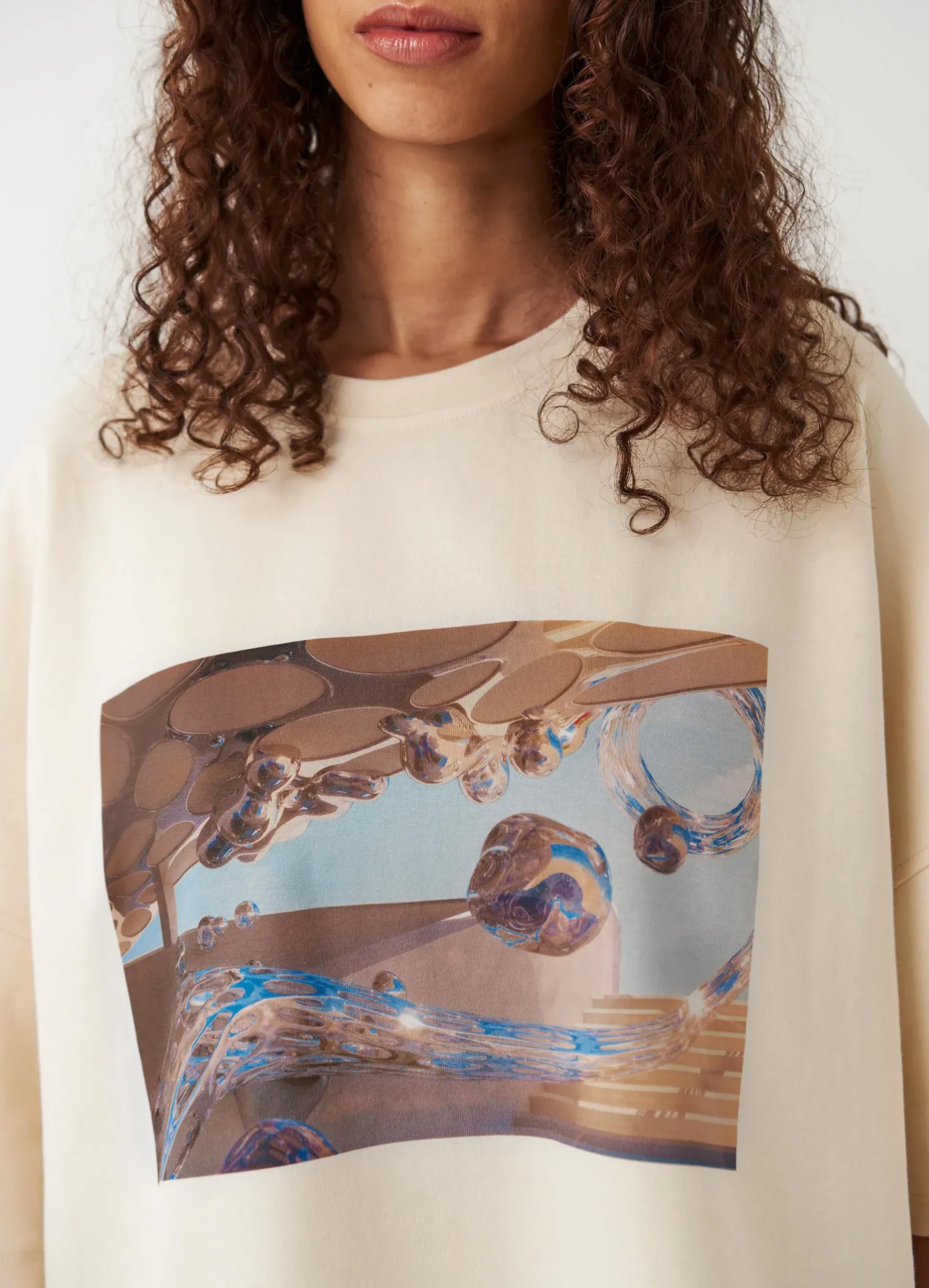 BOXY T-SHIRT X MICKY HO W
